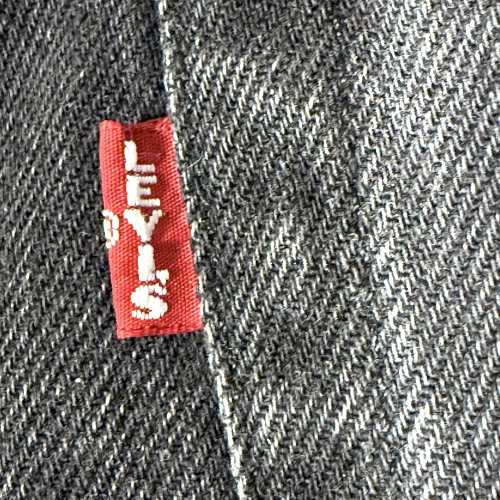 Levis Jeans Womens 31 Baggy Dad Wide Leg BIG E Premium Denim Relaxed Fit Black - Picture 10 of 15